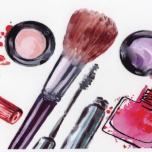 Makeup Flat Lay 16oz UV DTF Wrap