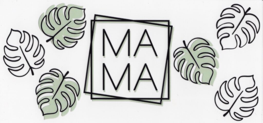 Mama Monstera 16oz UV DTF Wrap