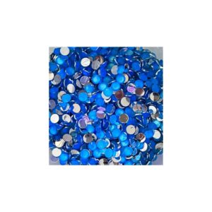 Electric Bling Blue – Neon UV Colour-Changing 4mm Rhinestones | Glow Craft Flatback Gems for Tumblers, Resin & DIY Bling