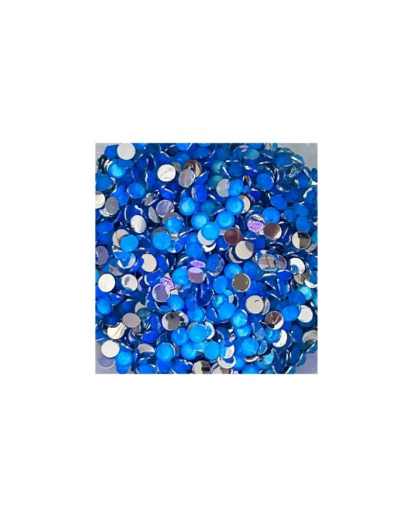 Electric Bling Blue – Neon UV Colour-Changing 4mm Rhinestones | Glow Craft Flatback Gems for Tumblers, Resin & DIY Bling