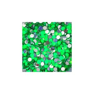 Electric Bling Peridot Green – Neon UV Colour-Changing 4mm Rhinestones | Glow Craft Flatback Gems for Tumblers, Resin & DIY Bling
