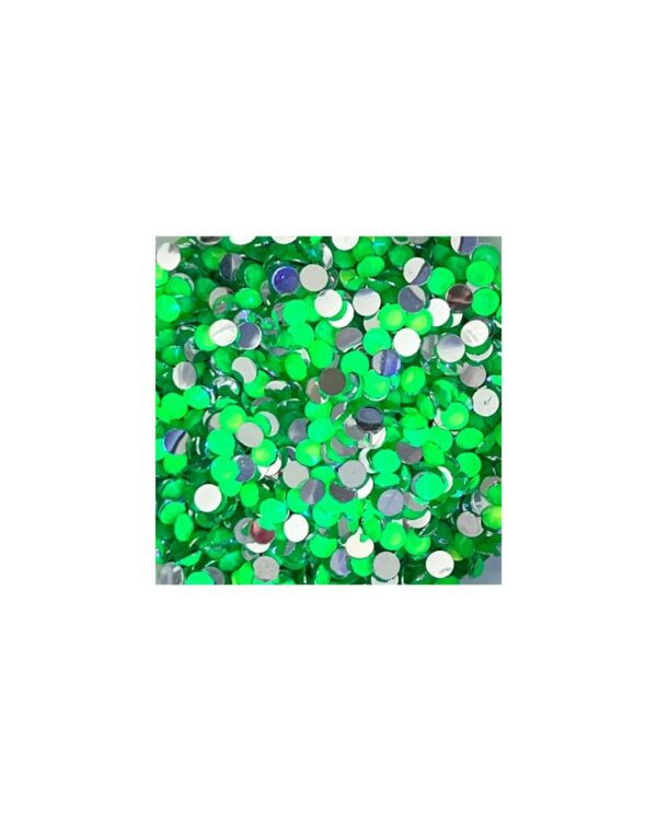 Electric Bling Peridot Green – Neon UV Colour-Changing 4mm Rhinestones | Glow Craft Flatback Gems for Tumblers, Resin & DIY Bling