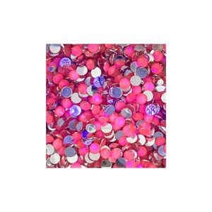 Electric Bling Pink – Neon UV Colour-Changing 4mm Rhinestones | Glow Craft Flatback Gems for Tumblers, Resin & DIY Bling