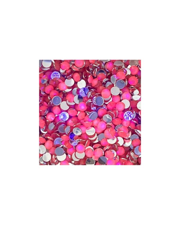 Electric Bling Pink – Neon UV Colour-Changing 4mm Rhinestones | Glow Craft Flatback Gems for Tumblers, Resin & DIY Bling