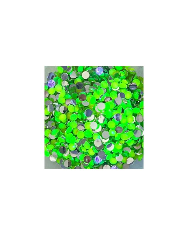 Electric Bling Yellow – Neon UV Colour-Changing 4mm Rhinestones | Glow Craft Flatback Gems for Tumblers, Resin & DIY Bling