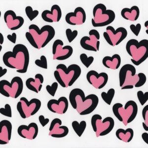 Pink Heart Leopard Spots UV DTF 20oz Wrap