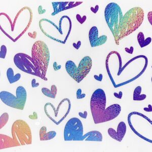 Rainbow Hearts UV DTF 20oz Wrap