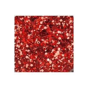 Solar Flare Red - Chunky Premium Glitter