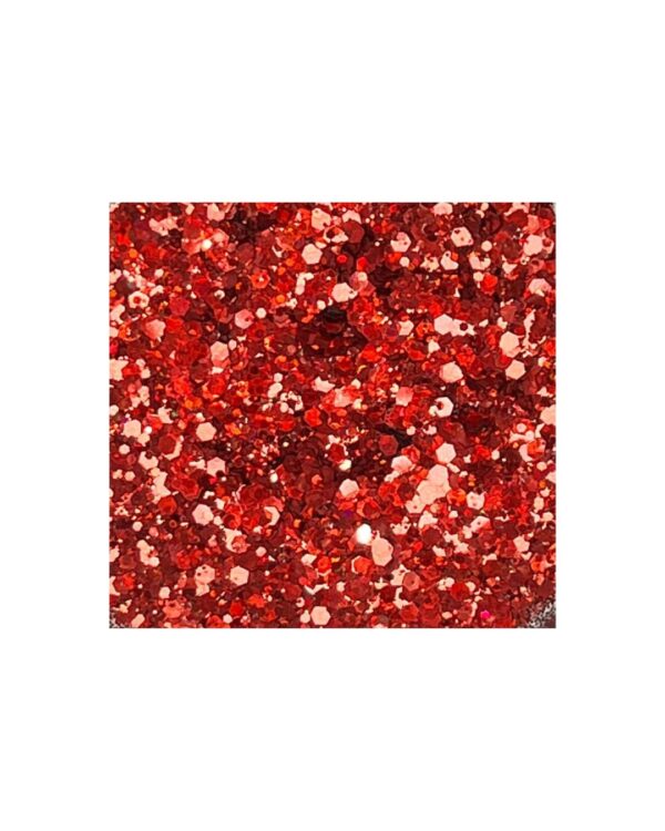 Solar Flare Red - Chunky Premium Glitter