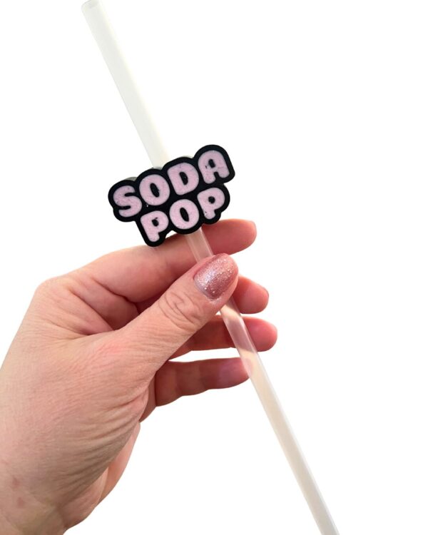 3D Printed Soda Pop Straw Charm – 10mm Stanley K-Pop | Cute Drink Accessories | Straw Topper | K-Pop Demon Hunter