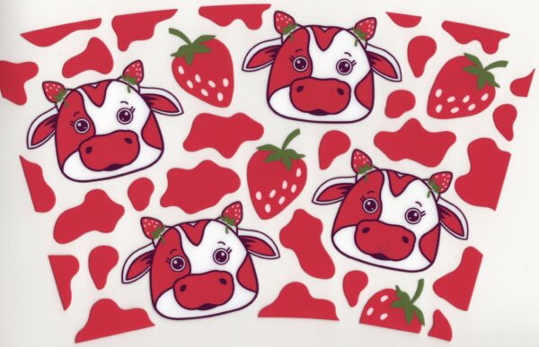 Strawberry Milk UV DTF 20oz Wrap
