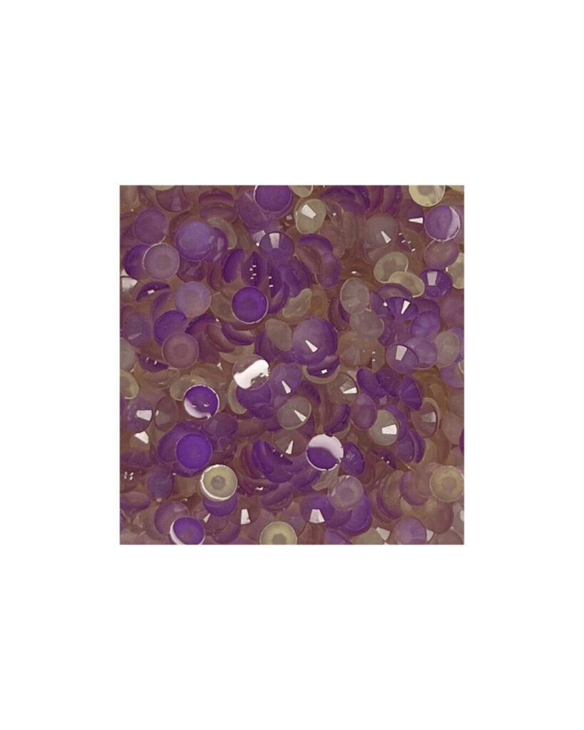 ChromaGlow Shifters Purple 5mm – UV Colour Changing Rhinestones | Sparkling Resin Craft & Tumbler Embellishments