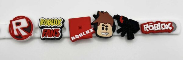 Roblox-Inspired Croc Charms – Gamer Set of 6