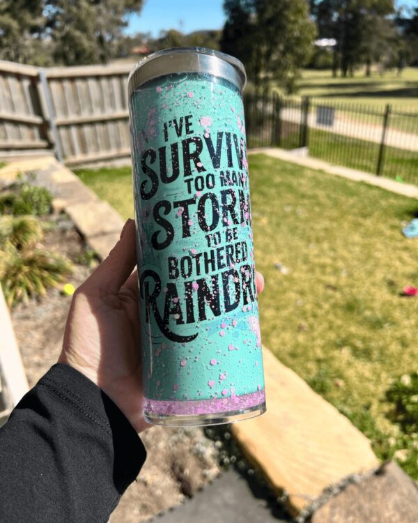 Survived storms - Ready Made 16oz Storyboard Tumbler