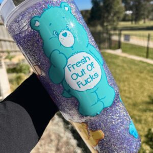Swear Bears - Ready Made 40oz Acrylic Snowglobe Tumbler