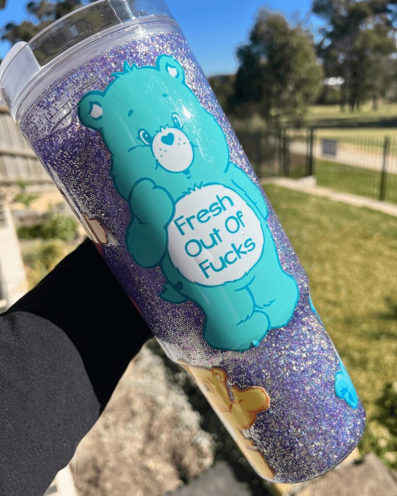 Swear Bears - Ready Made 40oz Acrylic Snowglobe Tumbler