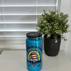 Dr Suess Be Kind- Ready Made 16oz Acrylic Snowglobe Tumbler