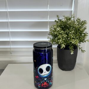 Jack Skeleton - Ready Made 16oz Acrylic Snowglobe Tumbler