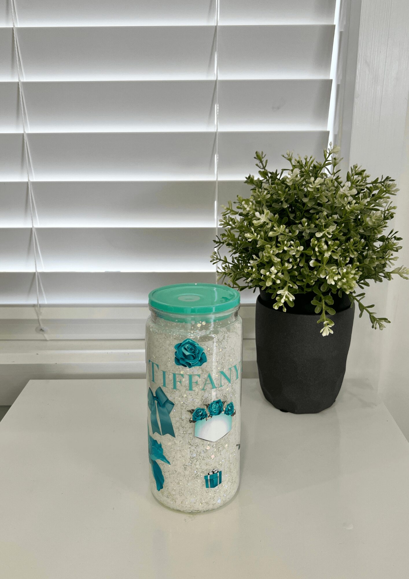 T1ffany & Co - Ready Made 16oz Acrylic Snowglobe Tumbler