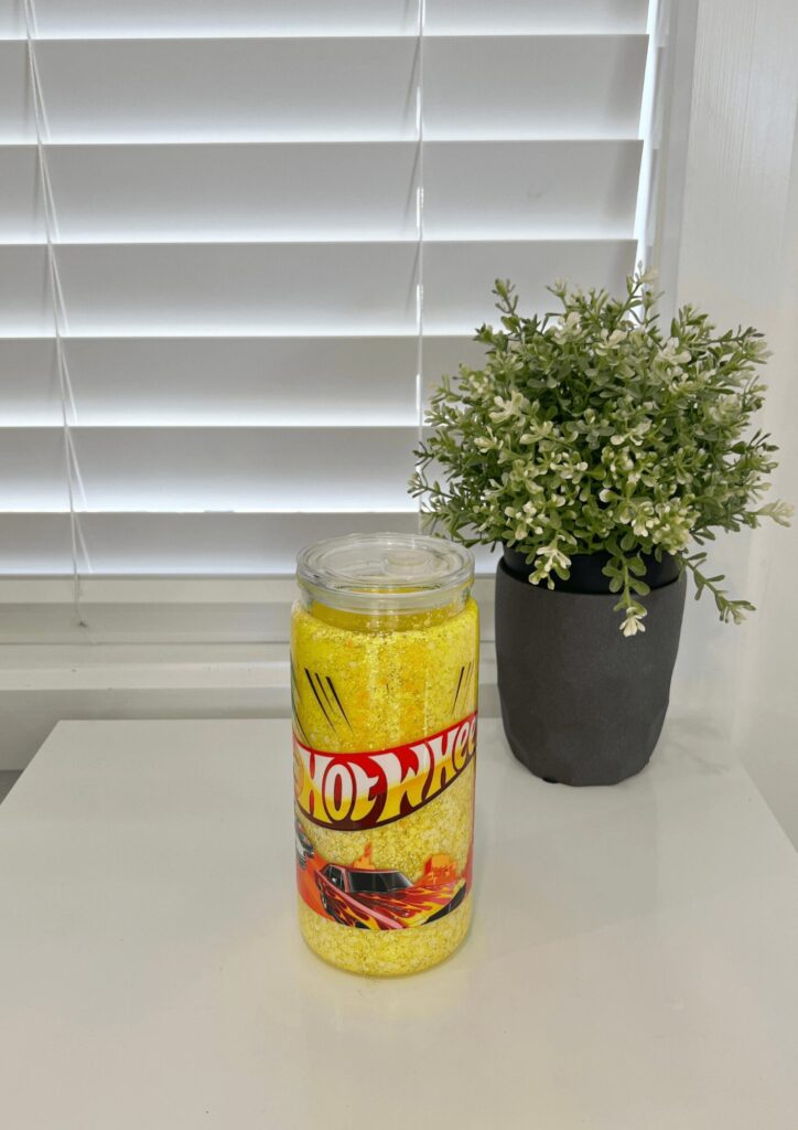 Hot Wheels - Ready Made 16oz Acrylic Snowglobe Tumbler