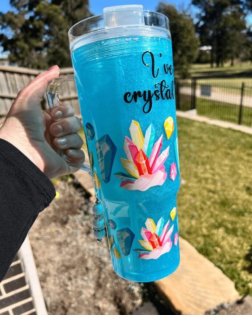 I've got a crystal for that - Ready Made 40oz Acrylic Snowglobe Tumbler