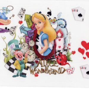 Alice in Wonderland 16oz UV DTF Wrap