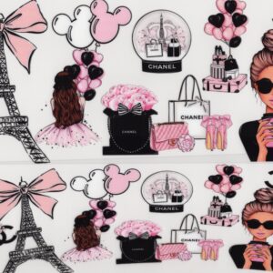 Chanel in Pink 40oz UV DTF Wrap