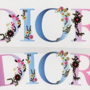 Dior Flowers 40oz UV DTF Wrap