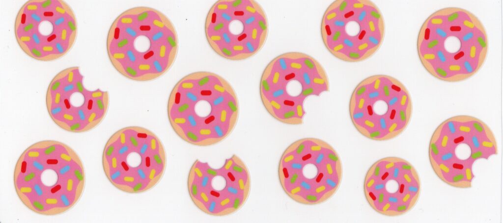 Donuts 16oz UV DTF Wrap