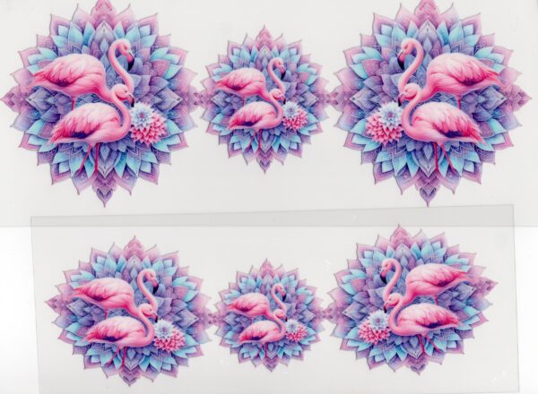 Flamingos 40oz UV DTF Wraps