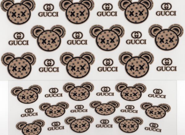 Gucci Bears 40oz UV DTF Wrap