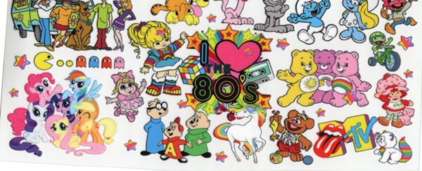 I love the 80s 16oz UV DTF Wrap