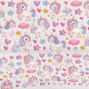 Little Unicorns 40oz UV DTF Wrap