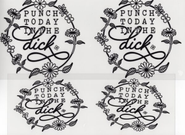 Punch today in the Dick 40oz UV DTF Wrap