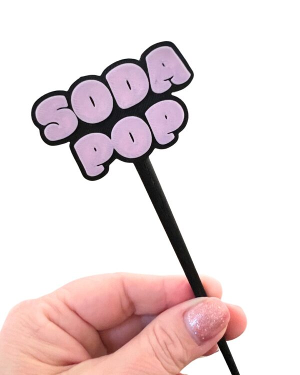 Soda Pop Pixie Pokers – 3D Printed Glitter Pokers for Resin, Tumblers & Crafts | K-Pop Demon Hunters