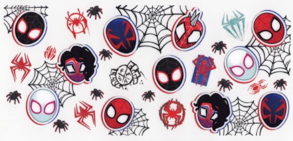Spiderman 16oz UV DTF Wrap