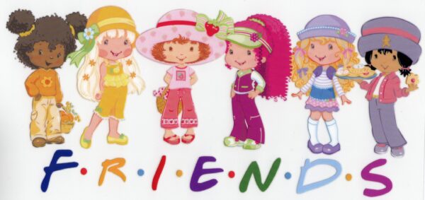 Strawberry Shortcake Friends 16oz UV DTF Wrap