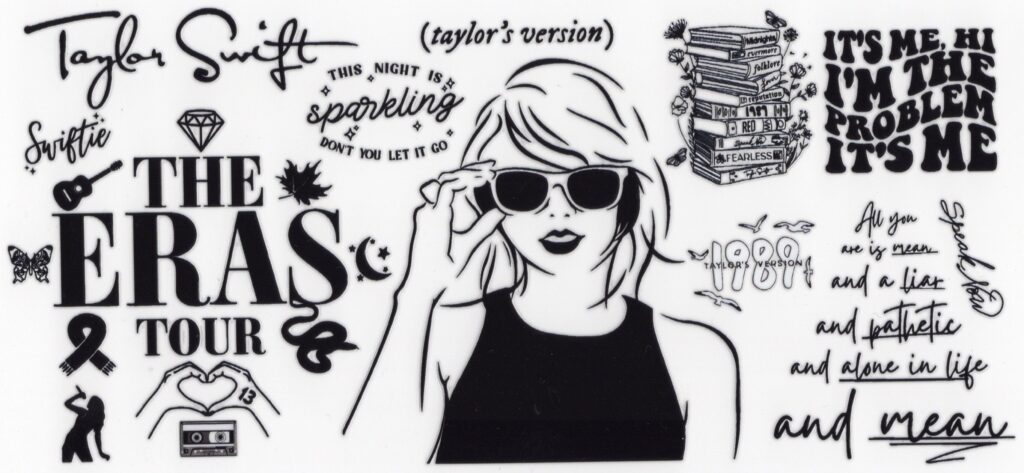 Taylor Swift - The Era's Tour #2 16oz UV DTF Wrap
