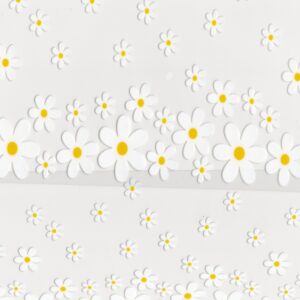 White Flowers UV DTF Wrap