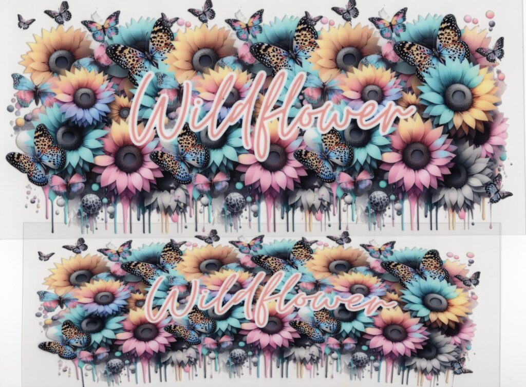 Wildflower 40oz UV DTF Wrap
