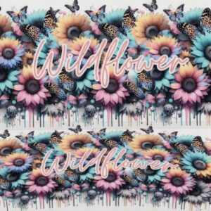 Wildflower 40oz UV DTF Wrap