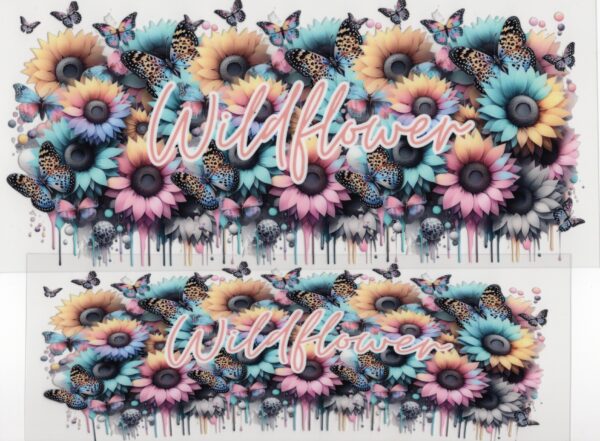 Wildflower 40oz UV DTF Wrap