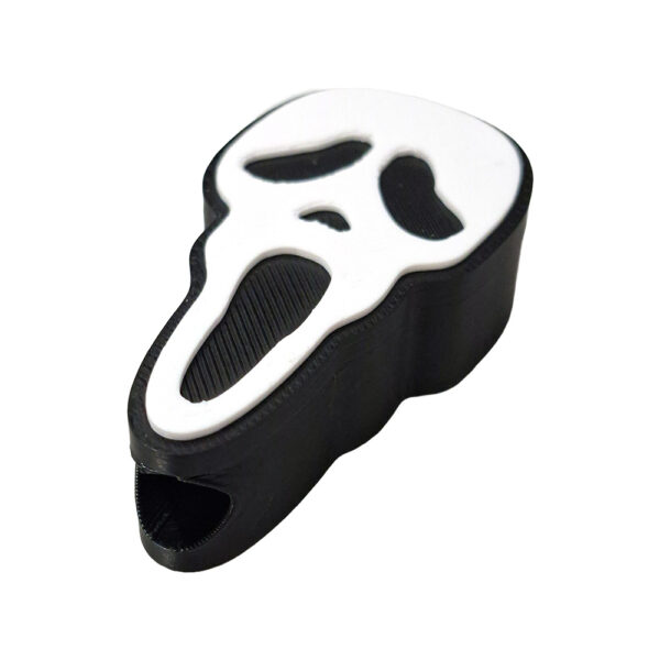 3D Ghost Face Straw Topper – 10mm Stanley Spooky Scream Head for Tumblers - Image 2
