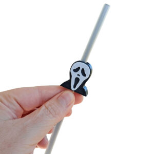 Scream Straw Charm – 10mm Stanley Scream | Cute Drink Accessories 3D Printed | Straw Topper
