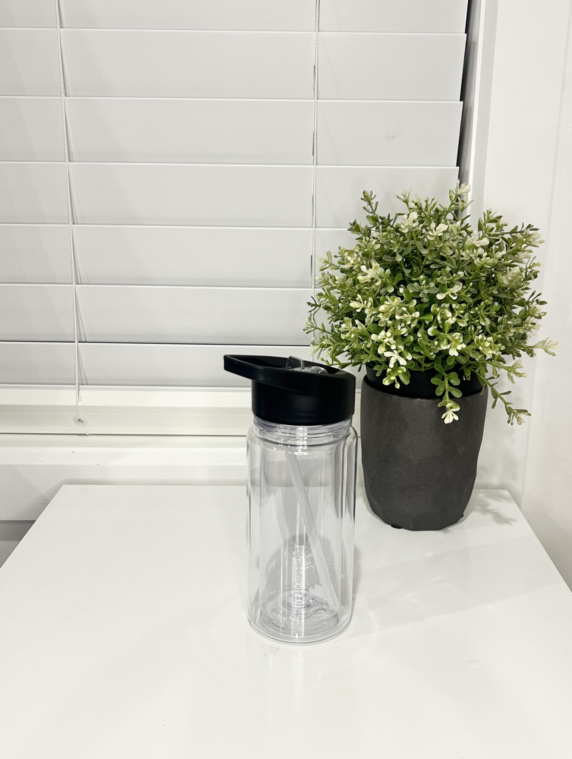 10oz acrylic snowglobe drink bottle - Design your own - Image 3