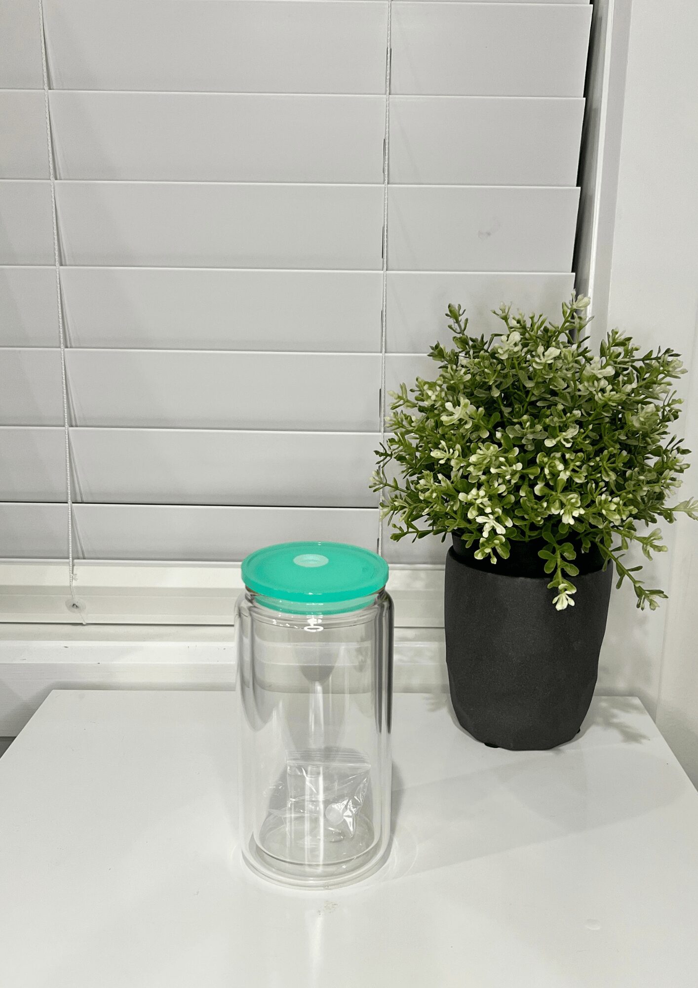 16oz glass snowglobe cup - Design your own - Image 7