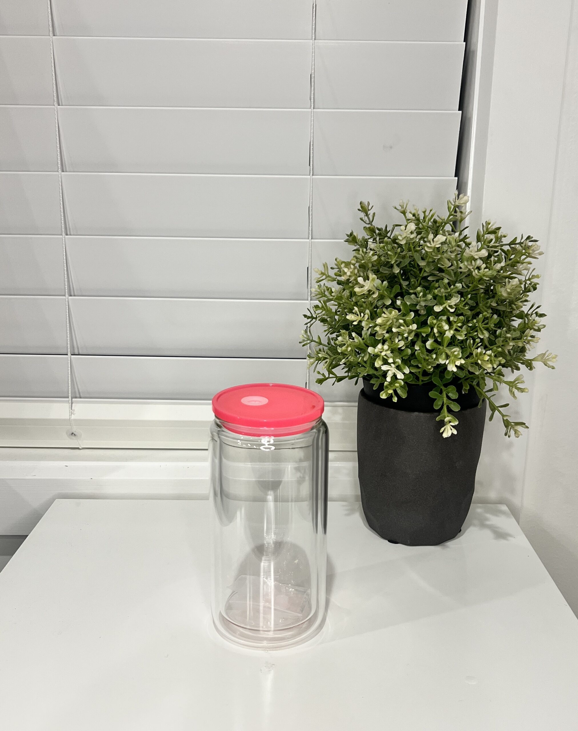 16oz glass snowglobe cup - Design your own - Image 4