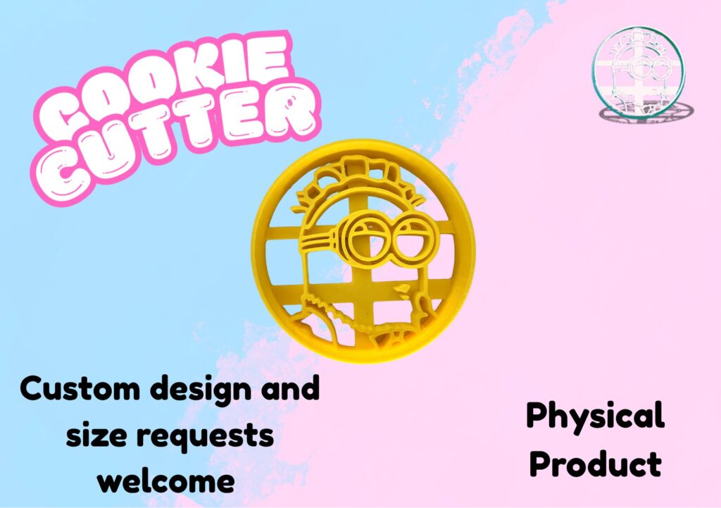 Minion 3 Cookie Cutter