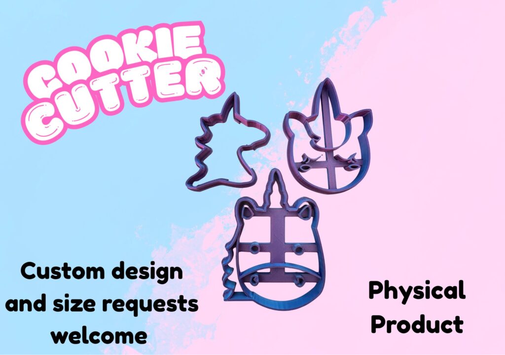 Unicorn Set of 3 Cookie Cutters