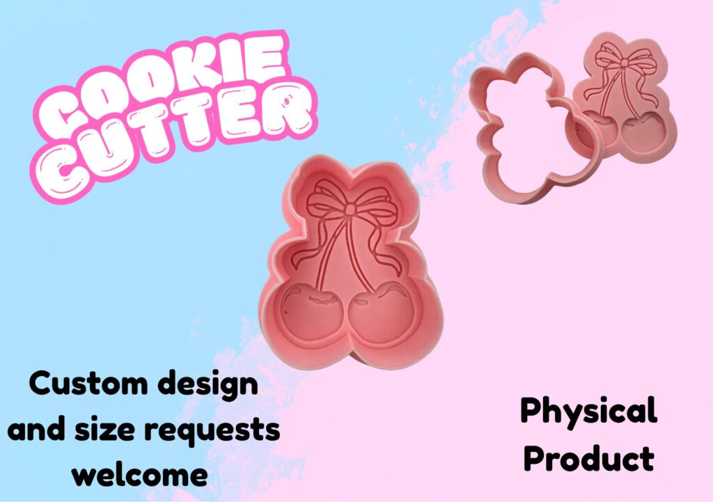Cherry Pair Cookie Cutter and Stamp Set